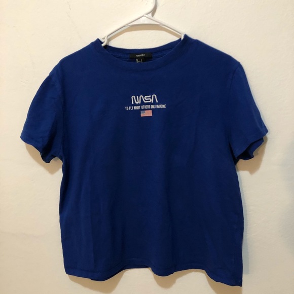Forever 21 Tops - 💙 NASA crop top 💙